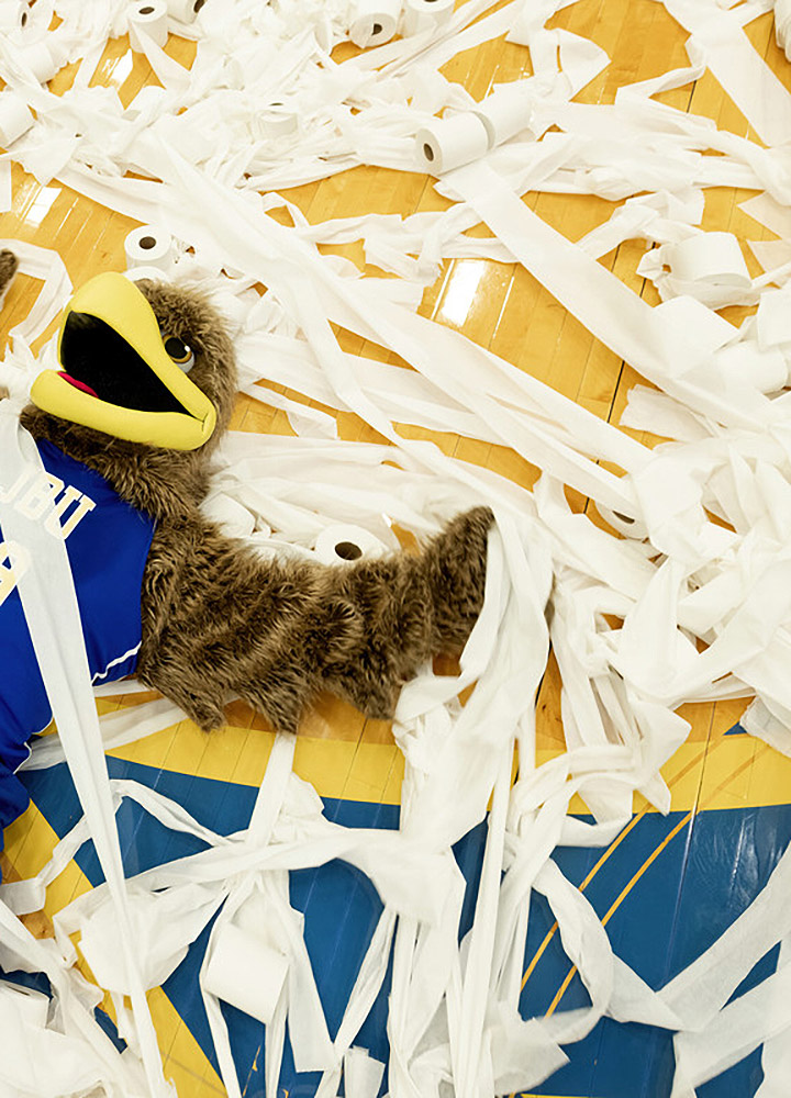 JBU's World Famous "Blue Out" Toilet Paper Game