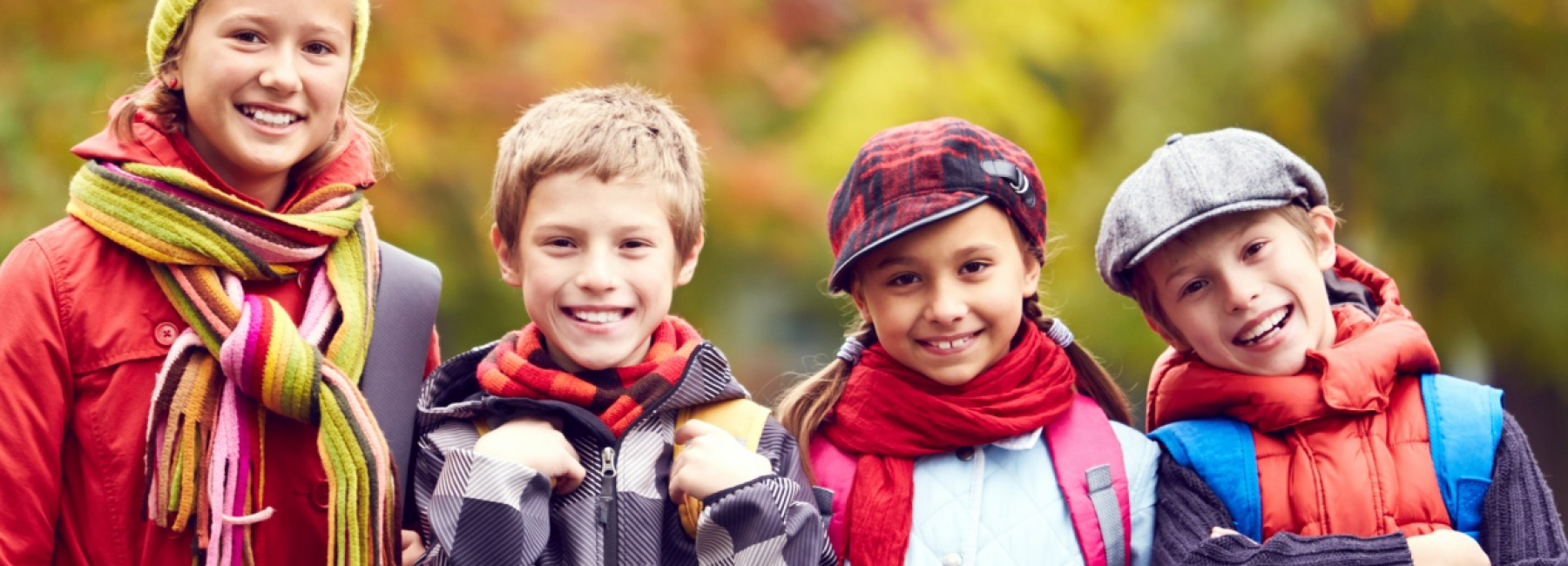 schoolchildren wintercoats fallseason